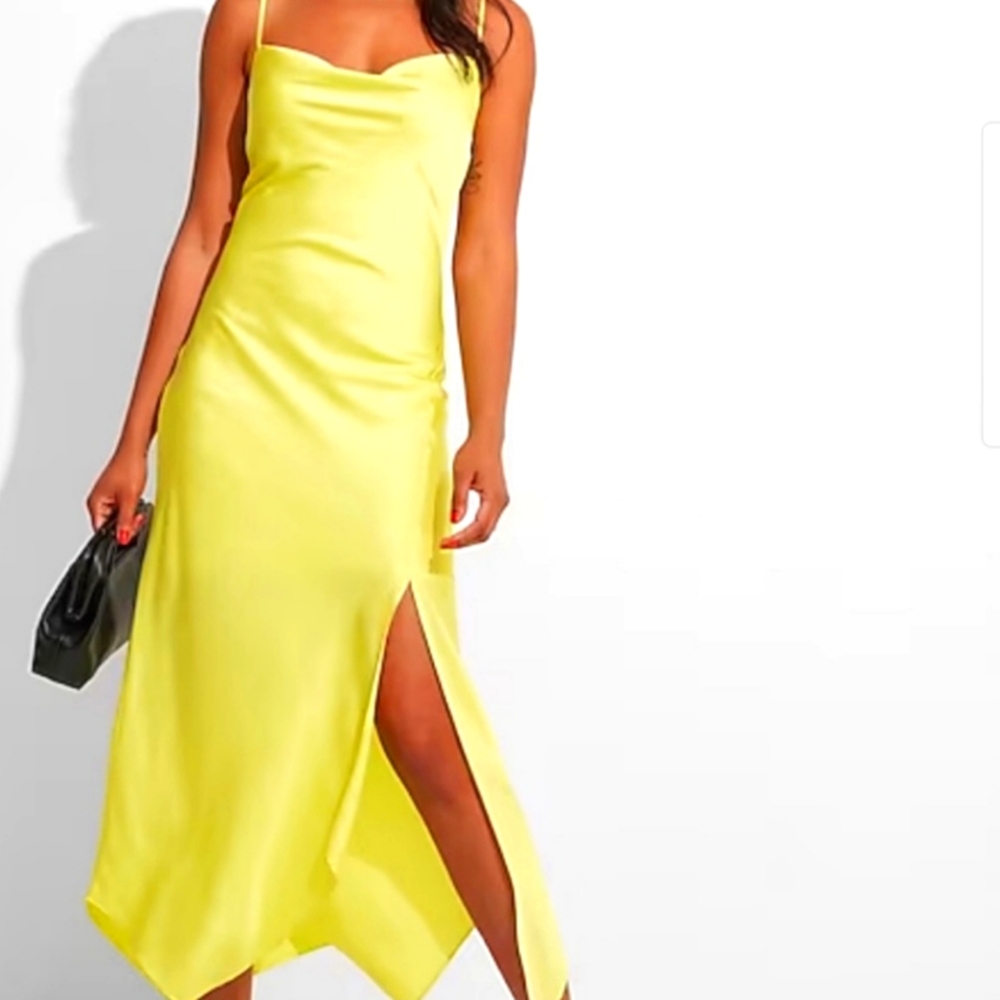 Express satin dress